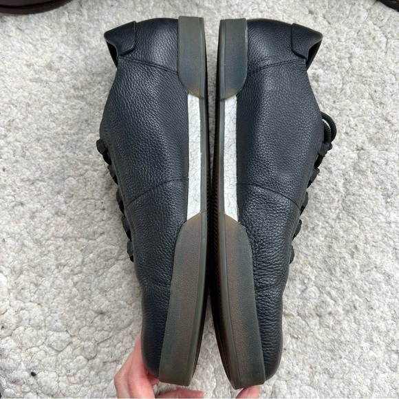 Dr. Scholl's Shoes Men's Pebble Black Leather Nikola Sneakers Size 12M - Picture 4 of 12